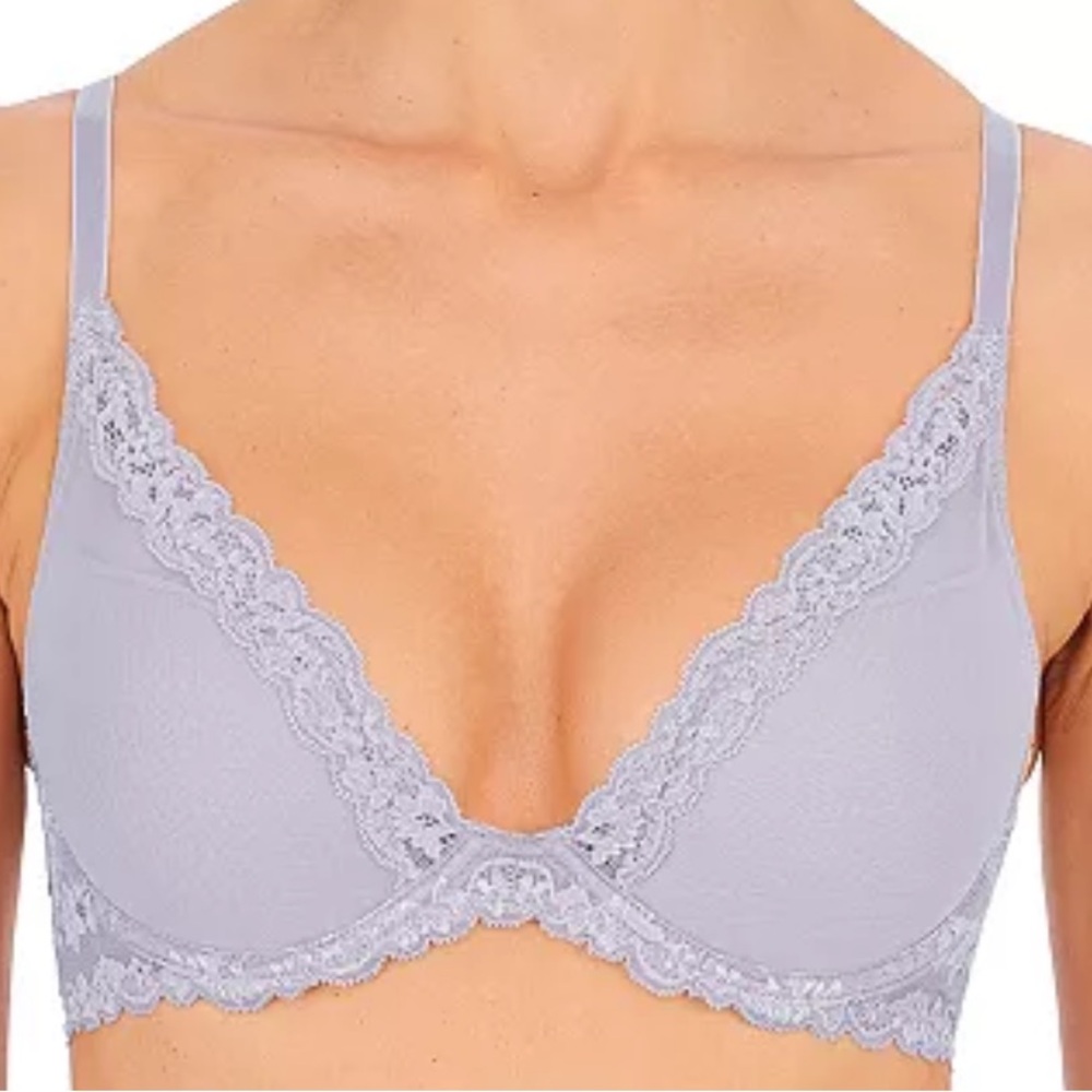 Brand new w/tags Natori Feather Luxe bra 38D Cosmic Sky